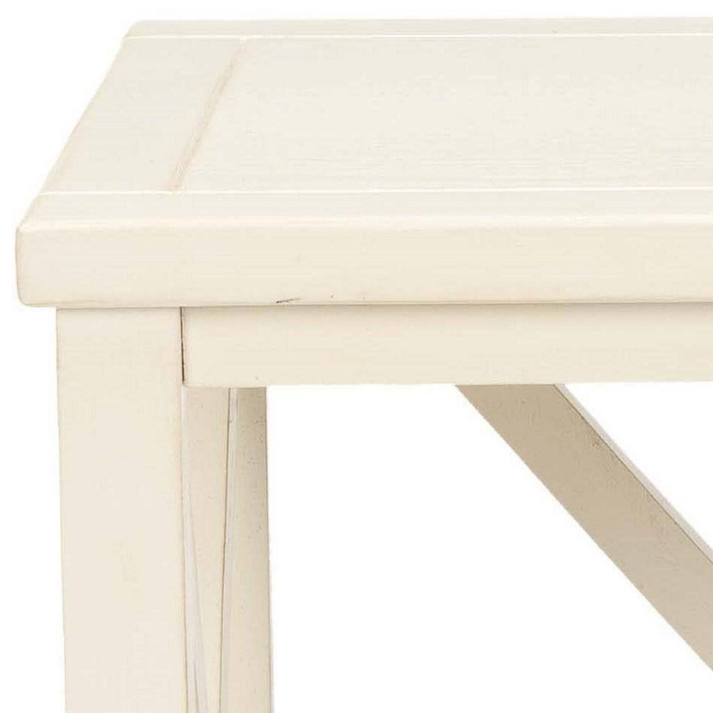 Dusty Green Cross Back End Table I820