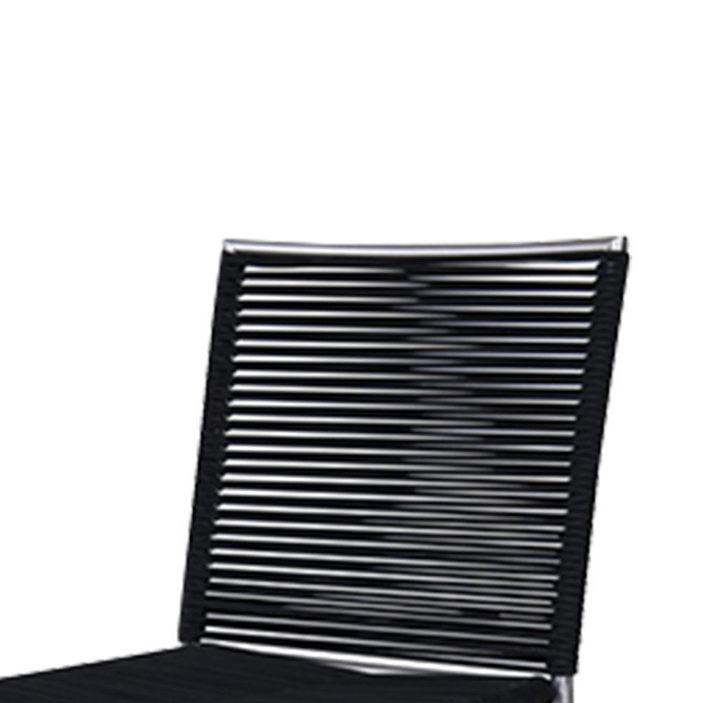 Gray Steel Black Outdoor Counter Height Stool R647545
