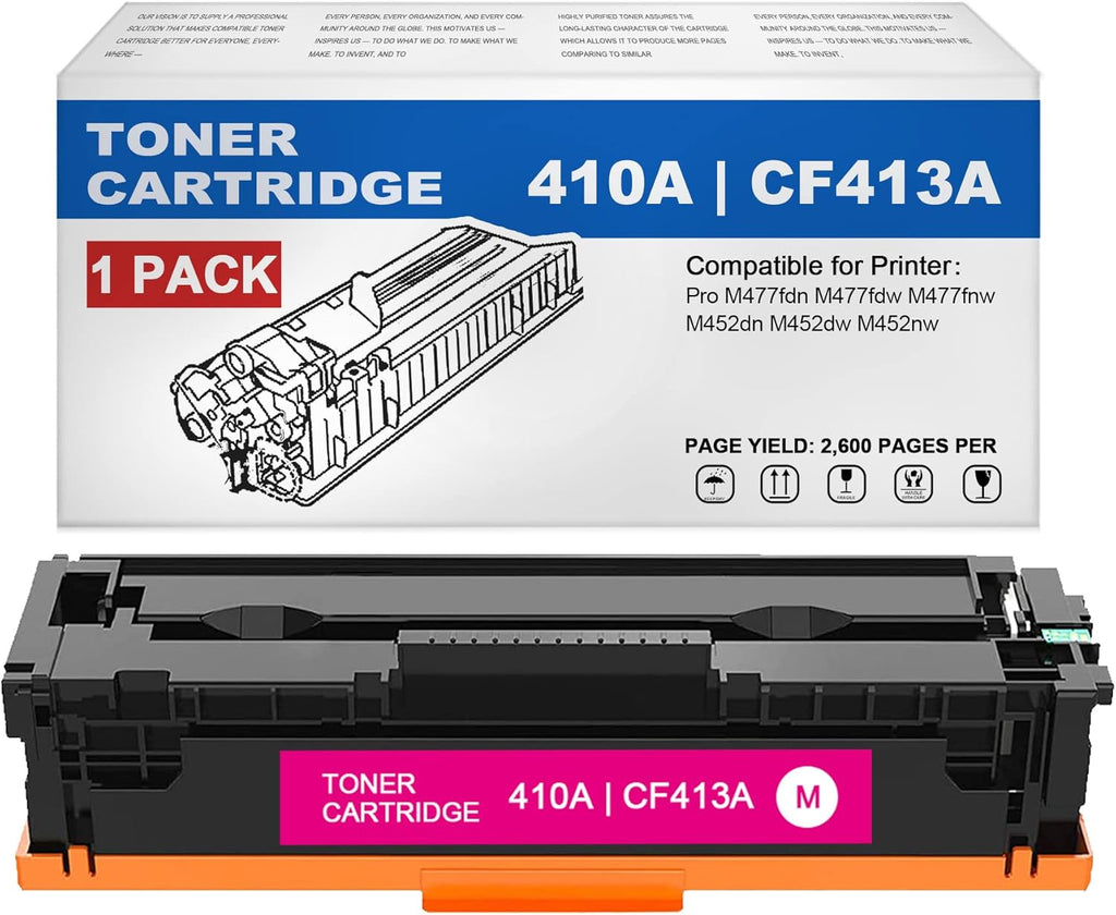 Magenta Toner Cartridge for HP CF413A Printer N4429
