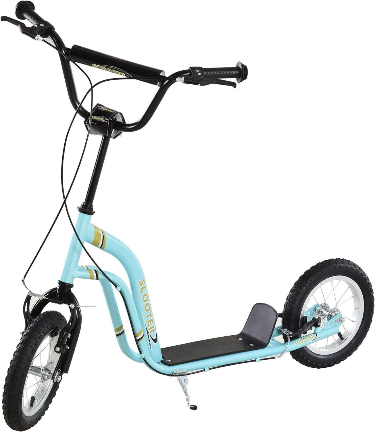 White 12-Inch Youth Scooter with Dual Brakes E416577