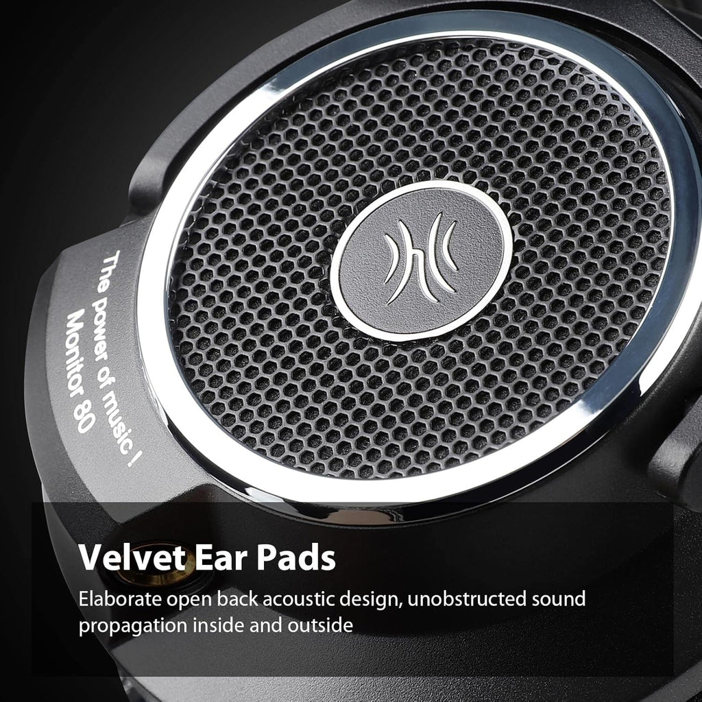 250 Ohm Open Back Studio Headphones with Velour Earmuffs S117