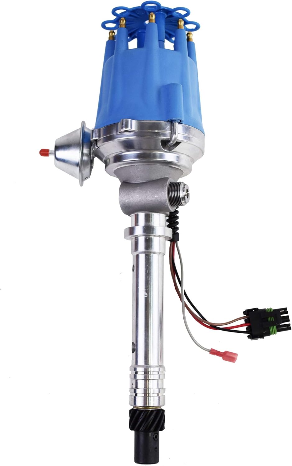 Ready to Run Distributor for Chevy Corvette V8 Engine, Blue Female Cap R558935