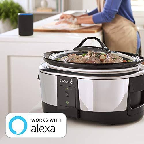 6 Quart Programmable Stainless Slow Cooker N489