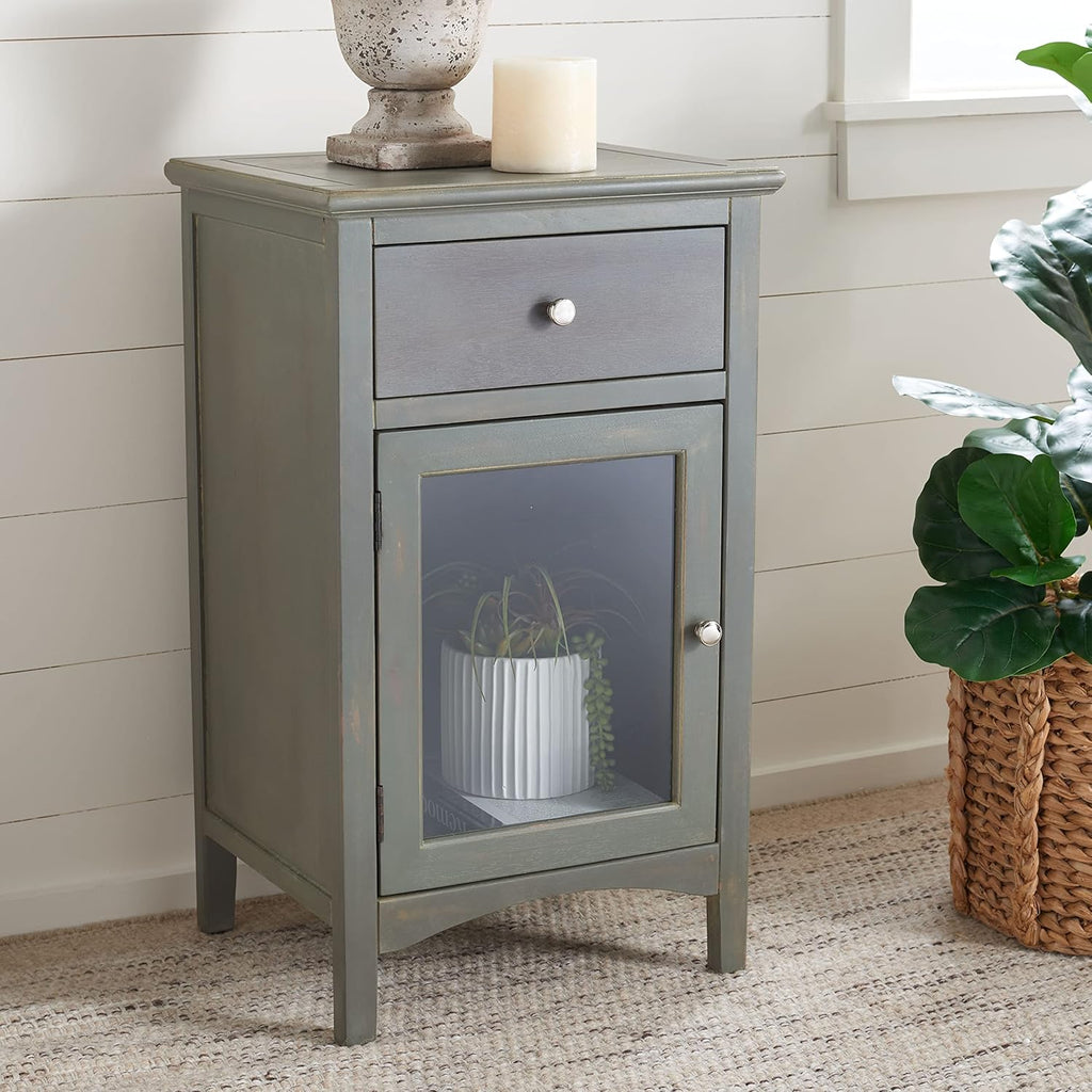 French Grey End Table I72182