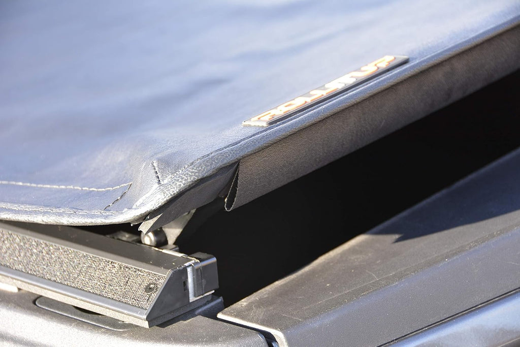 Soft Roll Up Truck Bed Tonneau Cover for 2015 - 2022 Ford F150 6.6’ Bed (Black) U47258