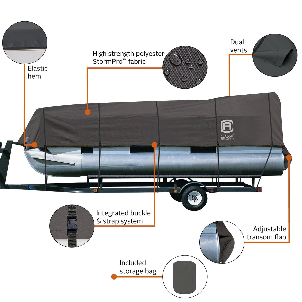 Pontoon Boat Cover O810