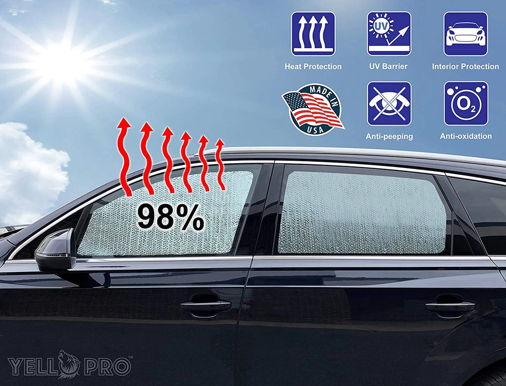 Set of 2 Front Row Sunshades for Hyundai Santa Fe SUV D842