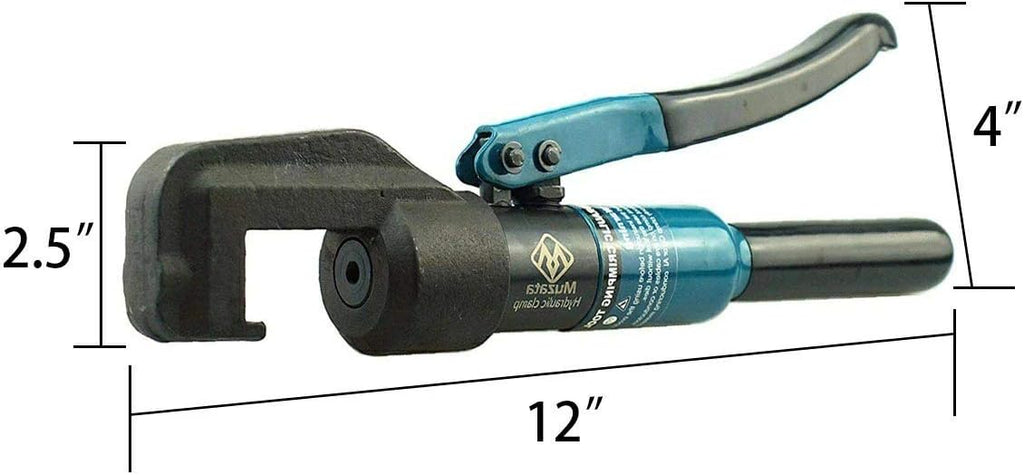 Hydraulic Hand Crimper Tool for Stainless Steel Cable Railing Hardware Wire Rope Swaging with Wire Cable Cutter G356