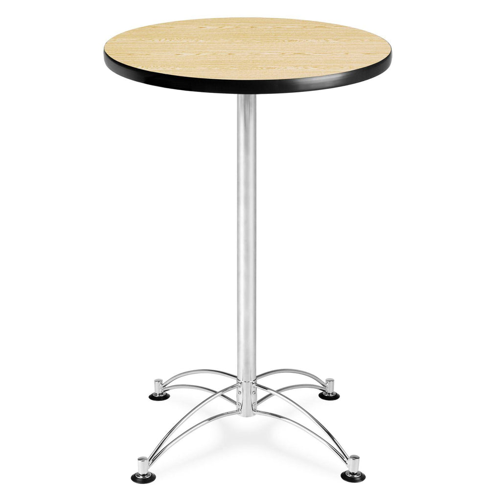 Round Black Base Cafe Table F77211