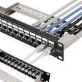 12 Port Cat6A Shielded Patch Panel, Pack of 2 G881