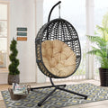 Rattan Egg Swing Chair with Stand C235