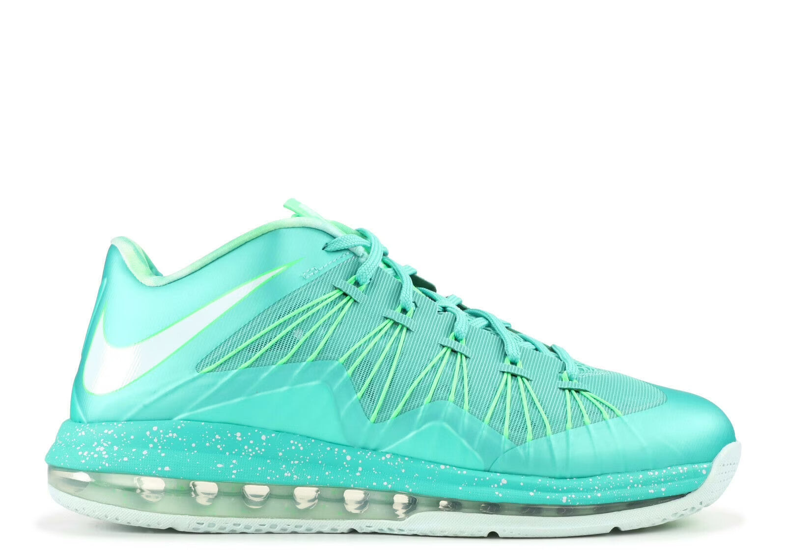 Mens Nike Air Max Lebron 10 Low Easter Green X Mint Crystal (8.5) Q866