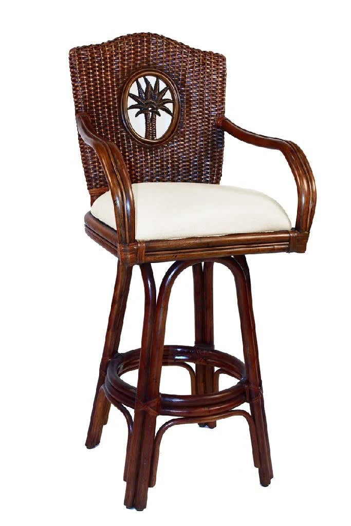 Swivel Rattan Barstool R632208