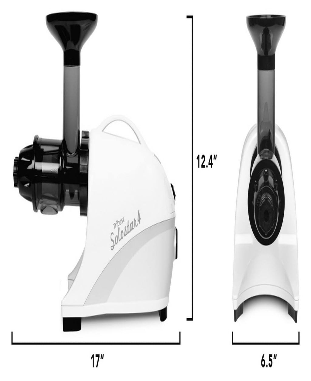 White Horizontal Slow Masticating Juicer C31064