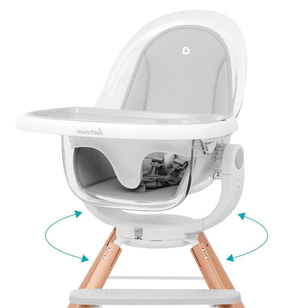 Clear Baby High Chair with 360° Swivel P163