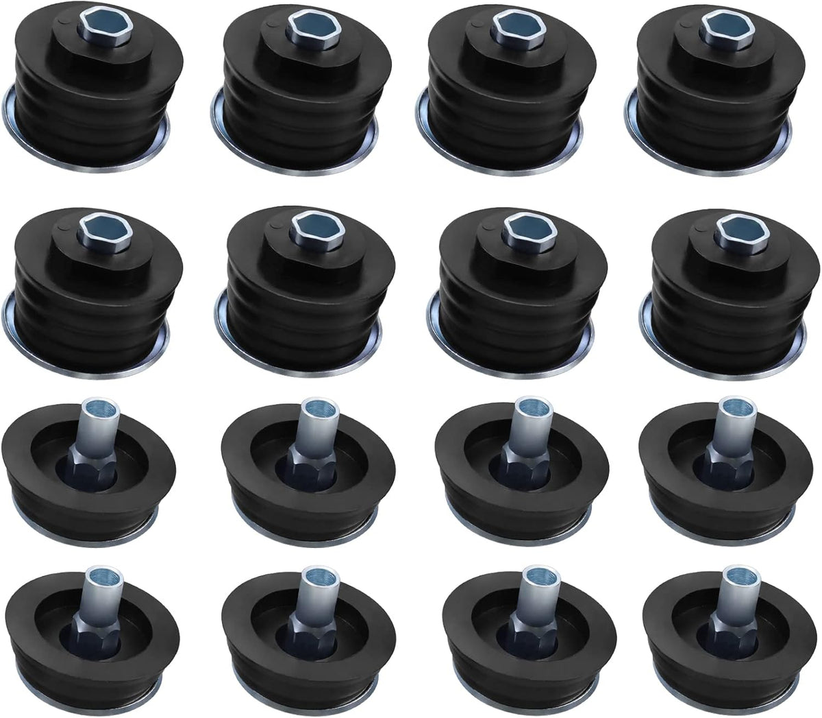 Black Polyurethane Body Mount Bushing Kit for Ford F250 F350 Super Duty 2008-2016 G2362
