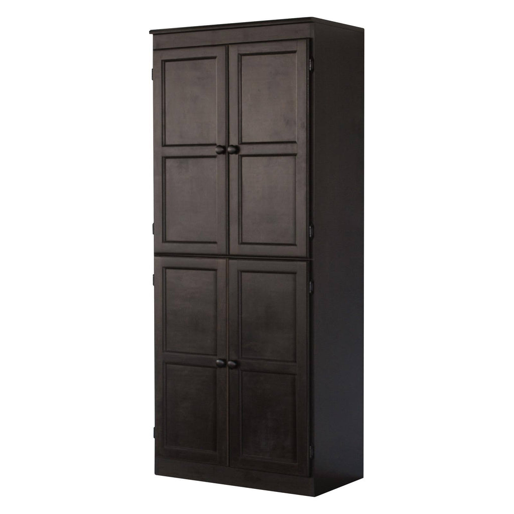 72 inch 5 Shelves Storage Cabinet Brown U7685