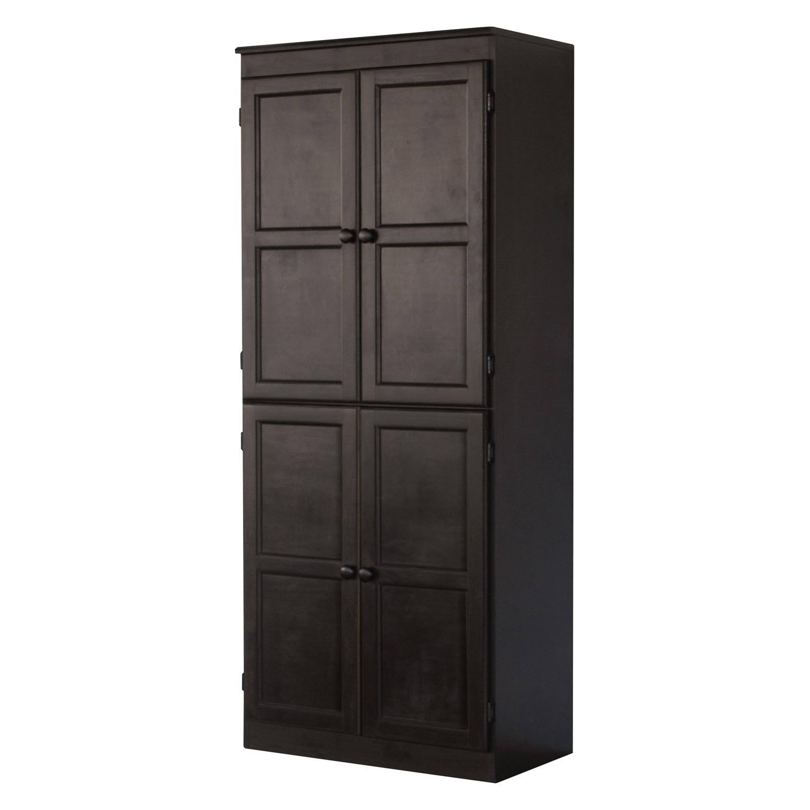 72 inch 5 Shelves Storage Cabinet Brown U7685