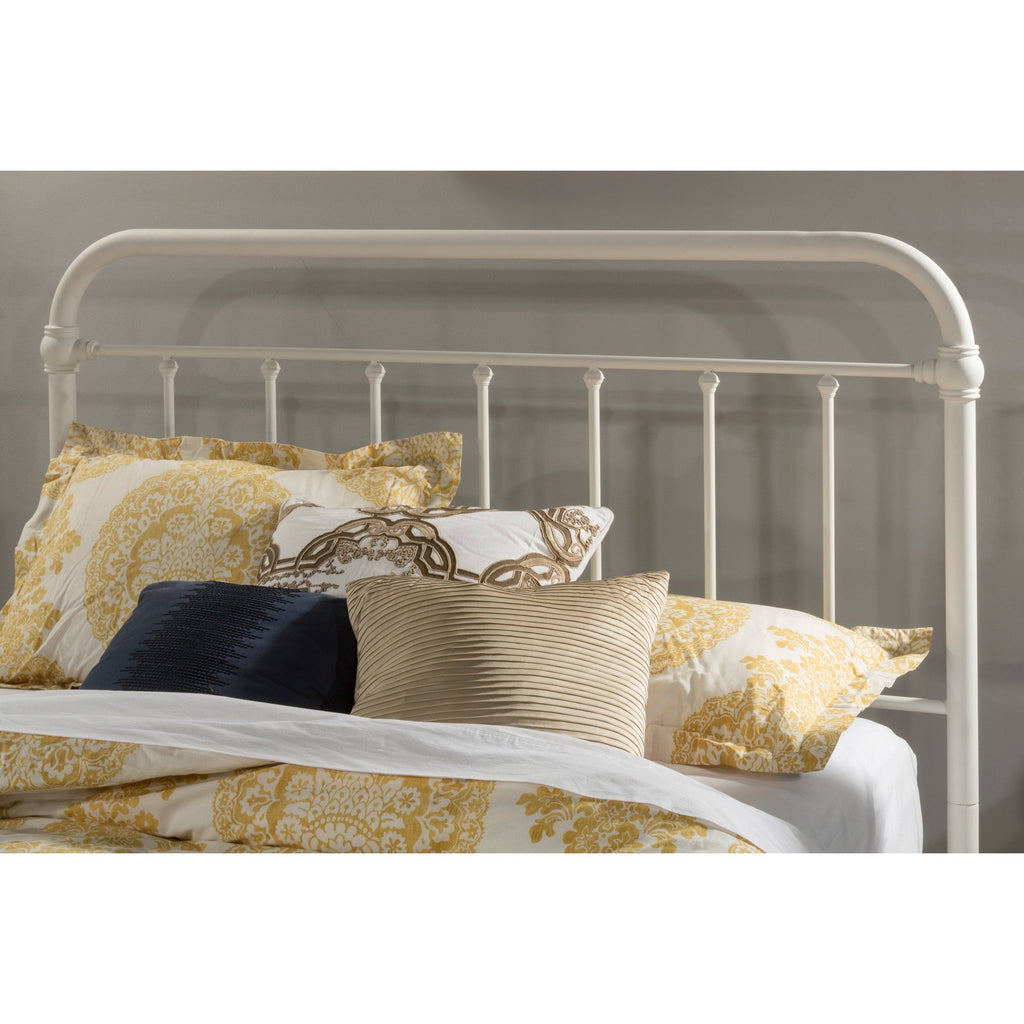 White Metal Headboard Z8639