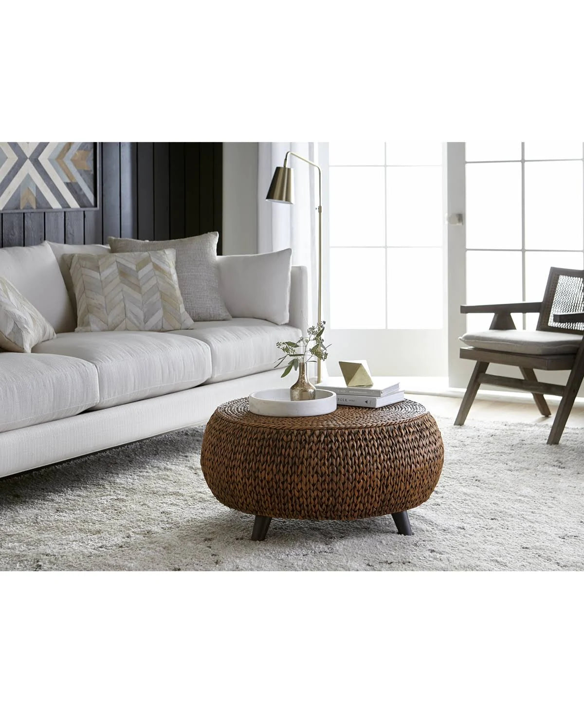 Low Round Accent Table O659657