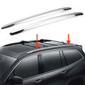 Silver Aluminum Roof Rail Rack Side Bars D4581