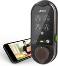 Smart Lock Deadbolt with Video Doorbell, Keyless Entry with Fingerprint, Wi-Fi, Camera, Venetian Bronze C98600