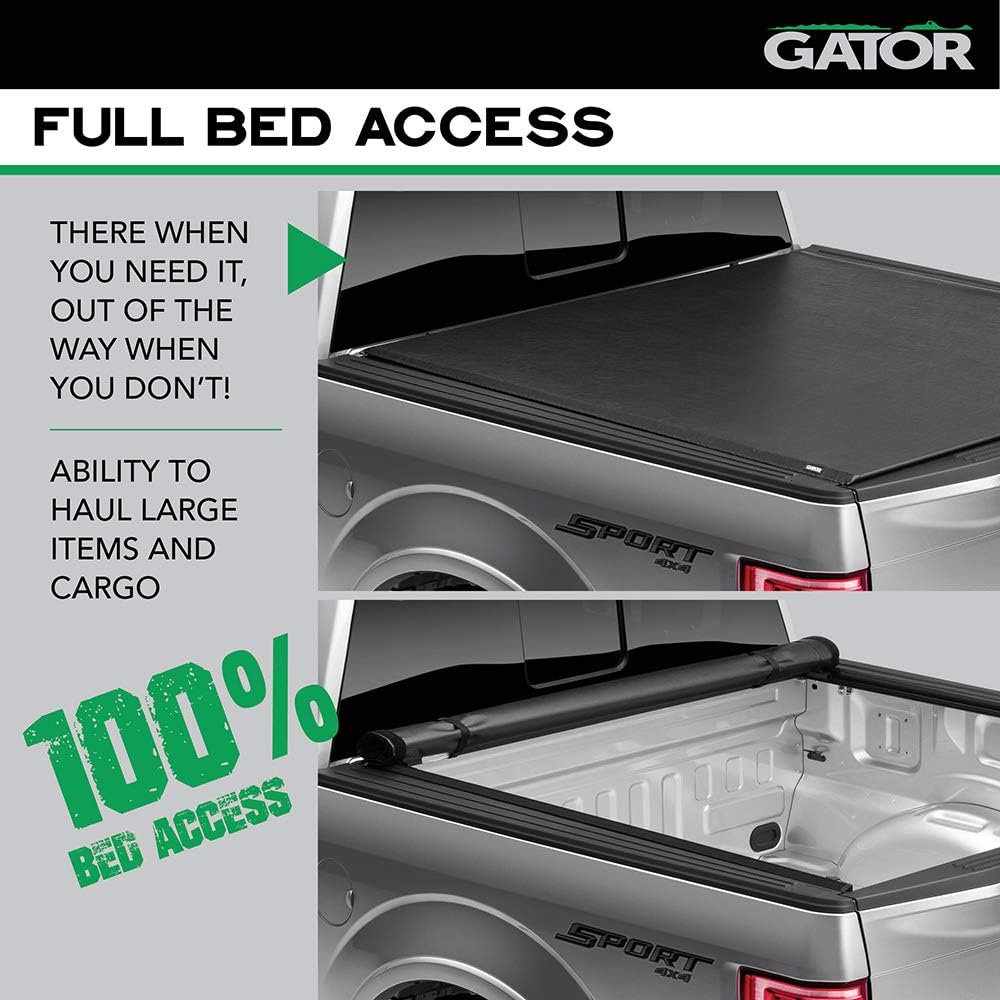 Soft Roll Up Truck Bed Tonneau Cover H120845