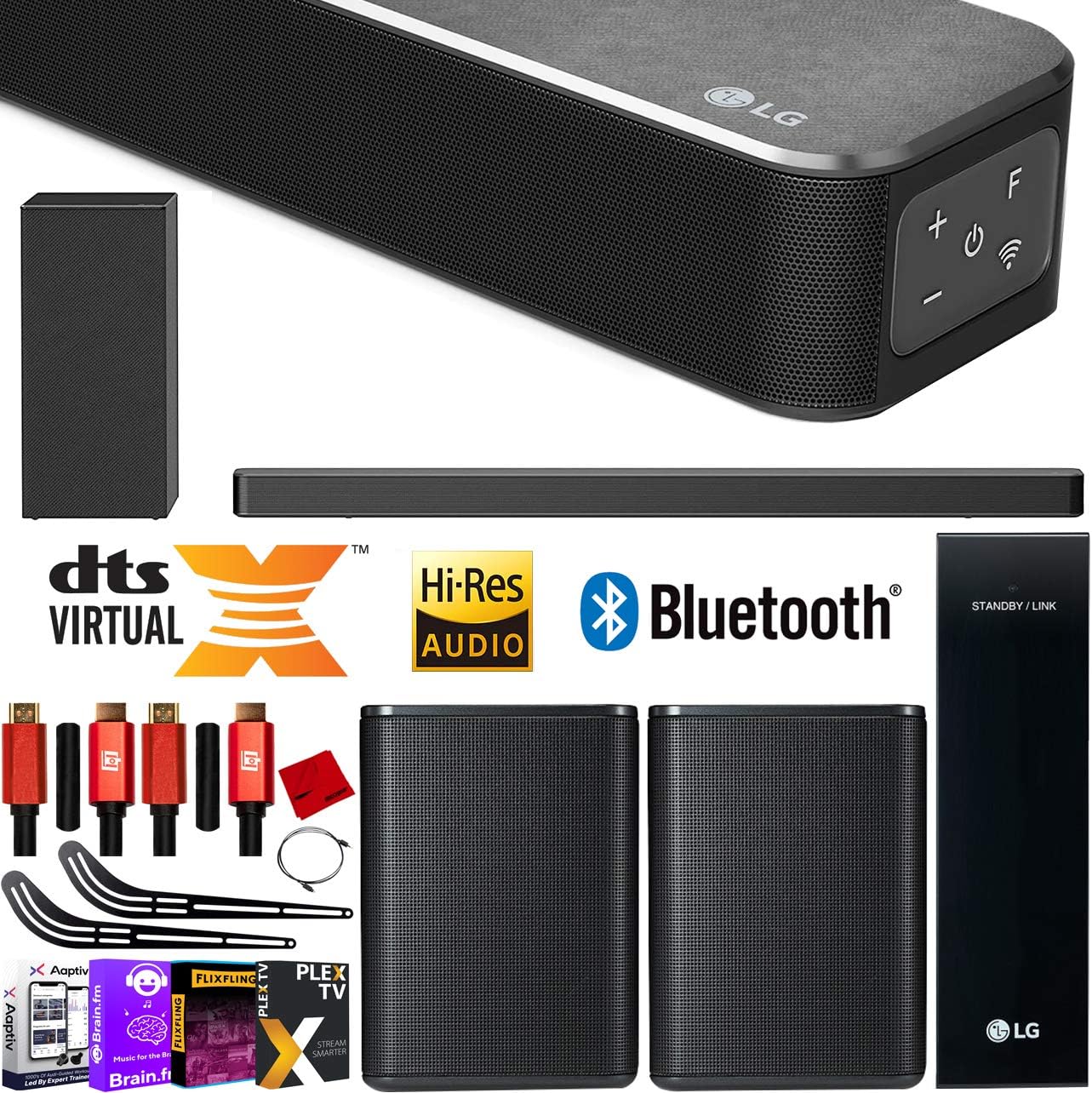 5.1 ch Sound Bar with Subwoofer and Rear Speaker Kit D9469
