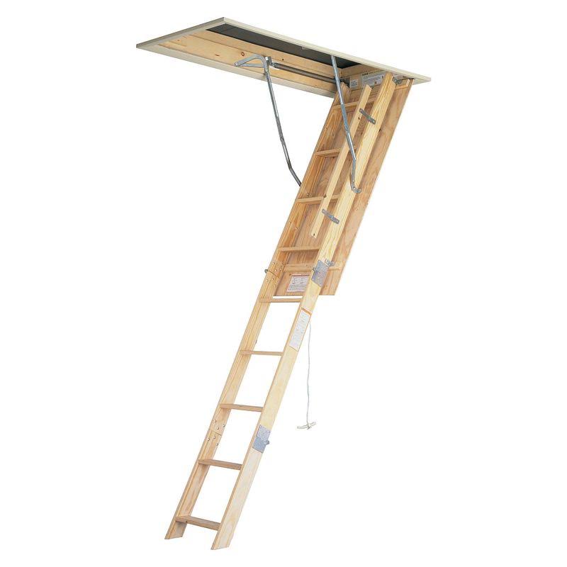 8 ft Wood Attic Ladder O3024