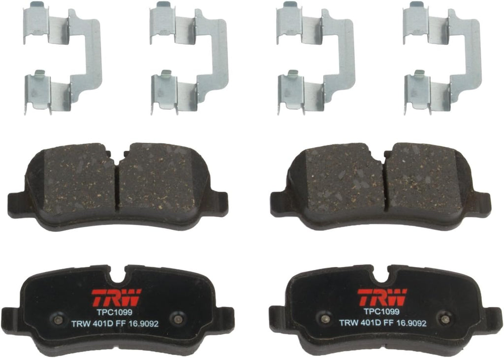 Disc Brake Pad Set Rear Pack of 2 W2756