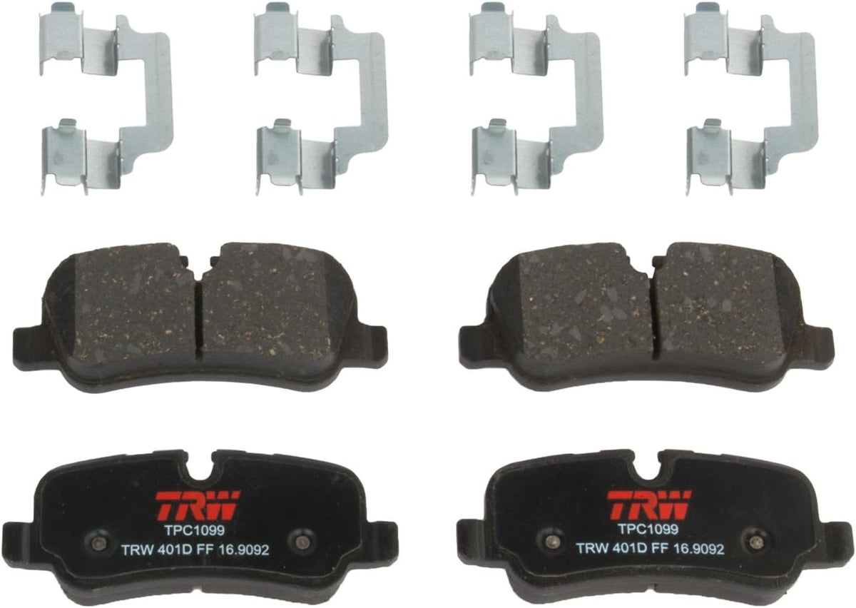 Disc Brake Pad Set Rear Pack of 2 W2756