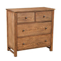 Toffee Brown 4 Drawer Wood Accent Chest I35767