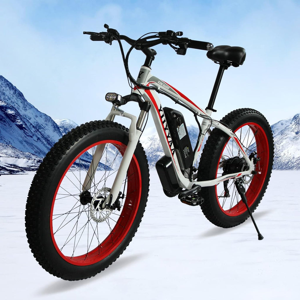 26" 500W Fat Tire Electric Mountain Bike with Removable 36V/10Ah Lithium Battery M66359