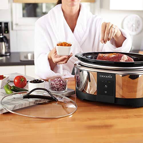 6 Quart Programmable Stainless Slow Cooker N489