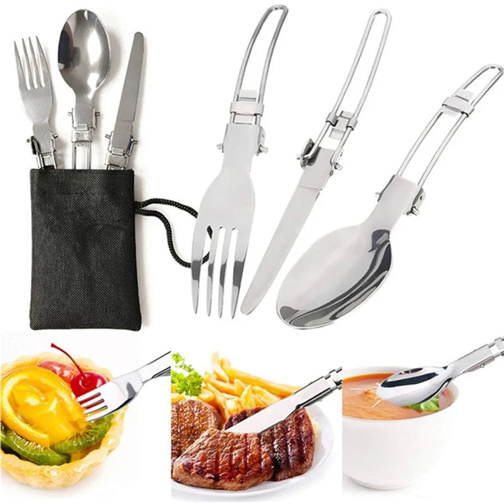 Portable Alumina Camping Cookware Set O5958