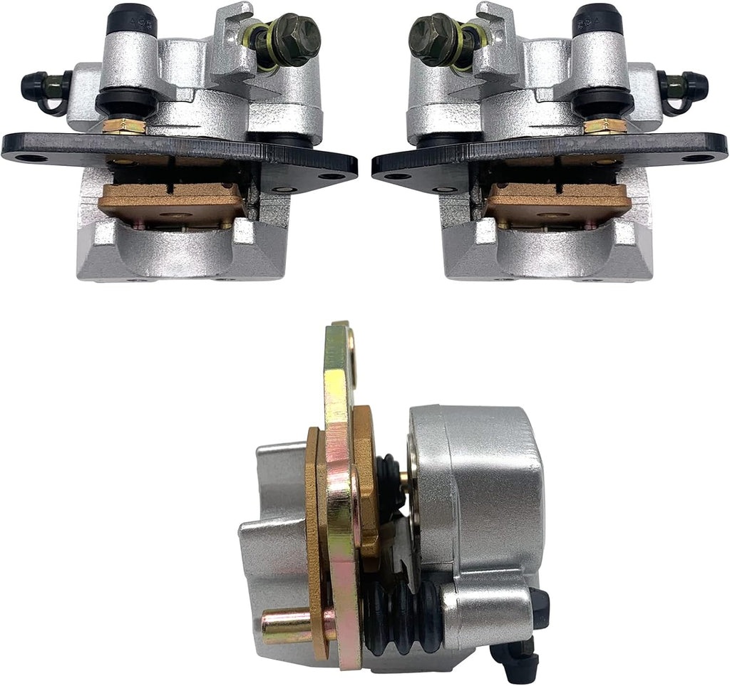 Front Left Right & Rear Brake Calipers for Suzuki Vinson 500 LT-A500F/LT-F500F 2003-2007 Pack of 2 X25530