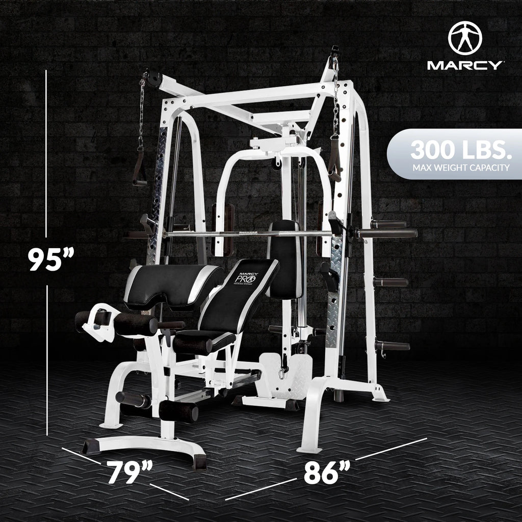 White Smith Cage Workout Machine B71718