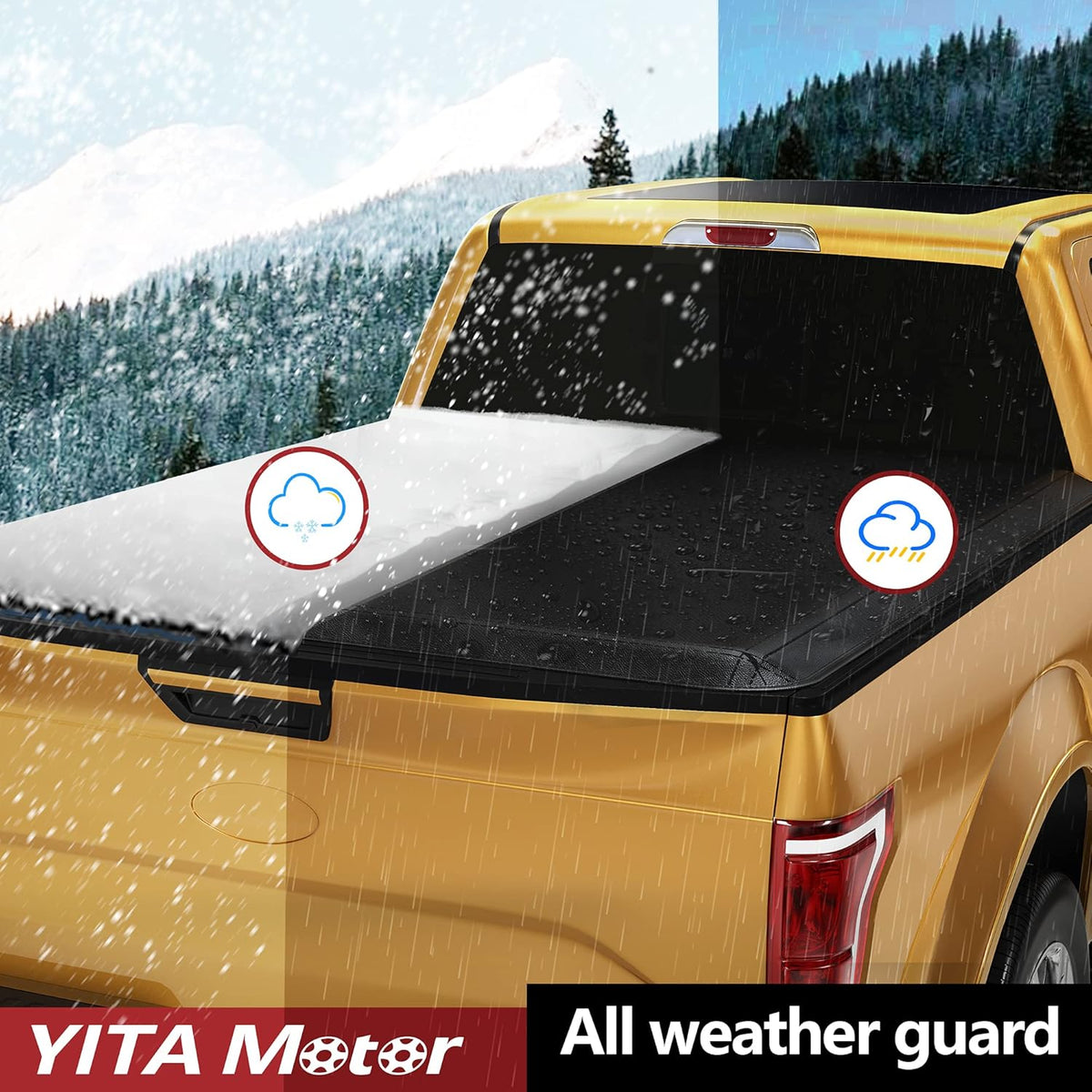 Soft Tri-Fold Truck Bed Tonneau Cover T213