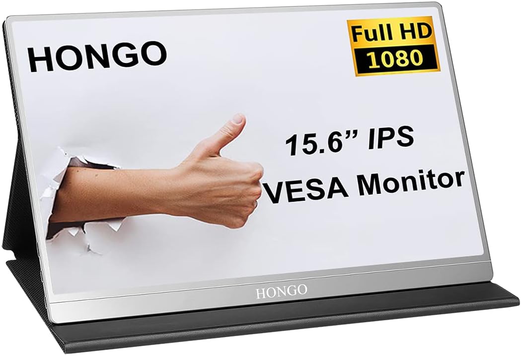 Narrow Frame Portable Monitor with Foldable Stand E462393