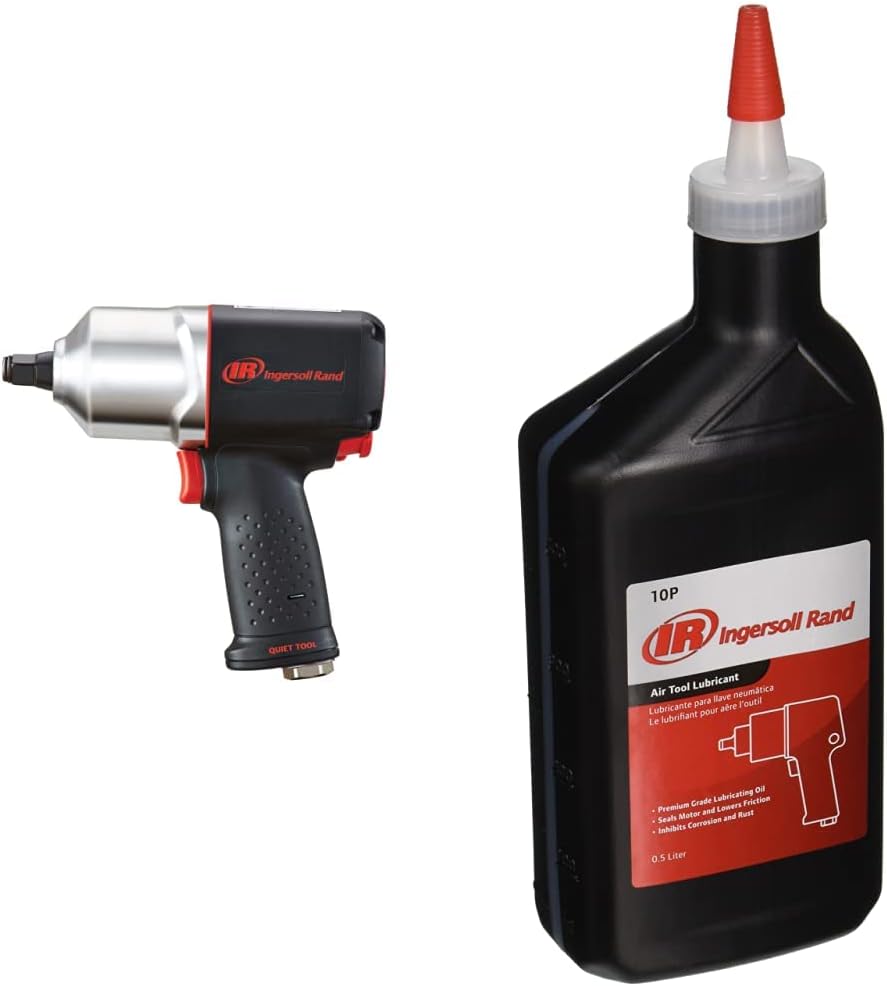 3/8" Drive Air Impact Wrench, 300 ft-lbs Max Torque, 15,000 RPM, Black Q6003
