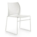 White Sled Base Guest Chair Y556918