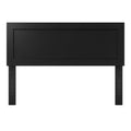 Black Twin/Twin XL Wood Headboard T804208