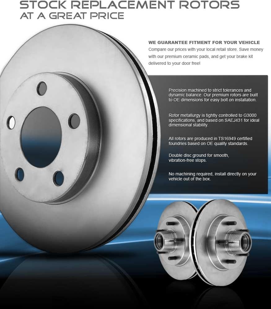 Brake Rotors Set Pack of 2 D29793