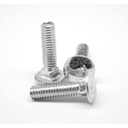 1/4 inch-20 x 2 1/4 inch Coarse Thread Grade 5 Carriage Bolt Medium Carbon Steel Zinc Plated Pk 600 X953788