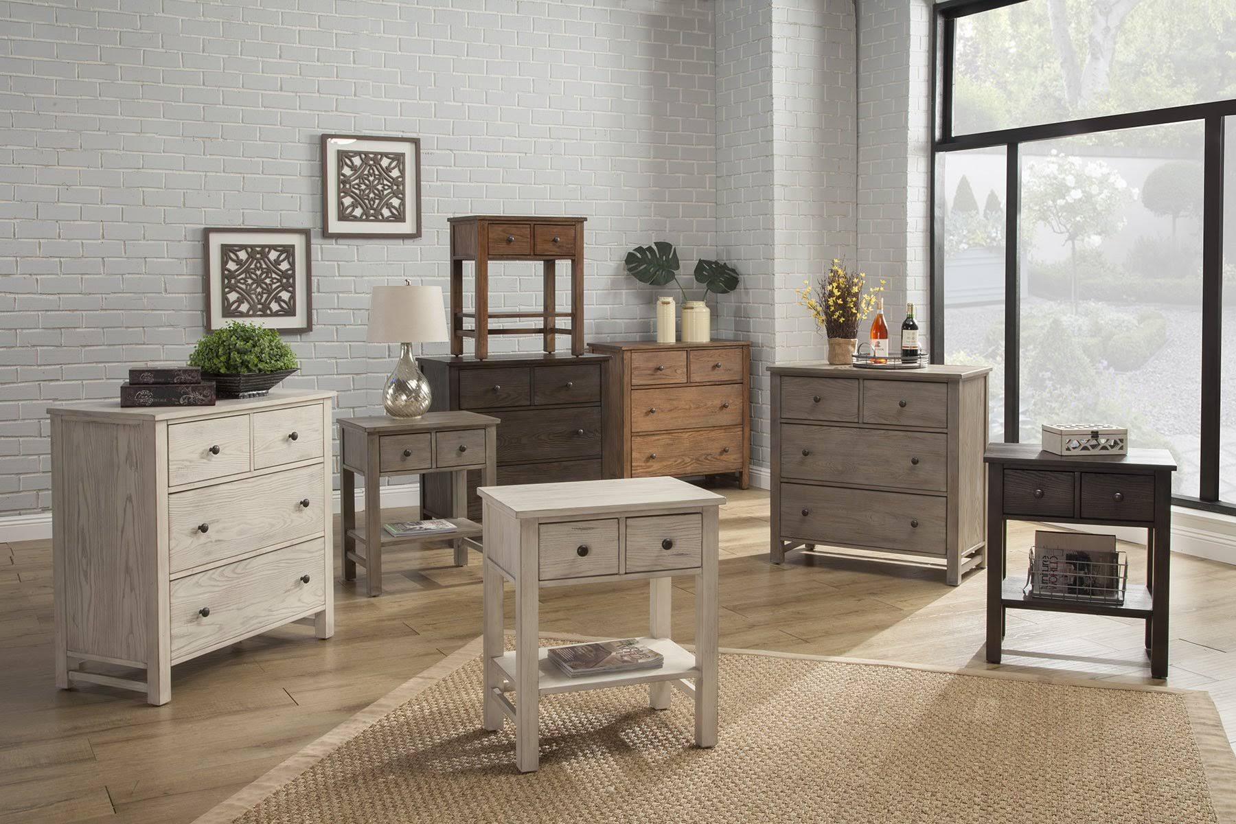 Toffee Brown 4 Drawer Wood Accent Chest I35767