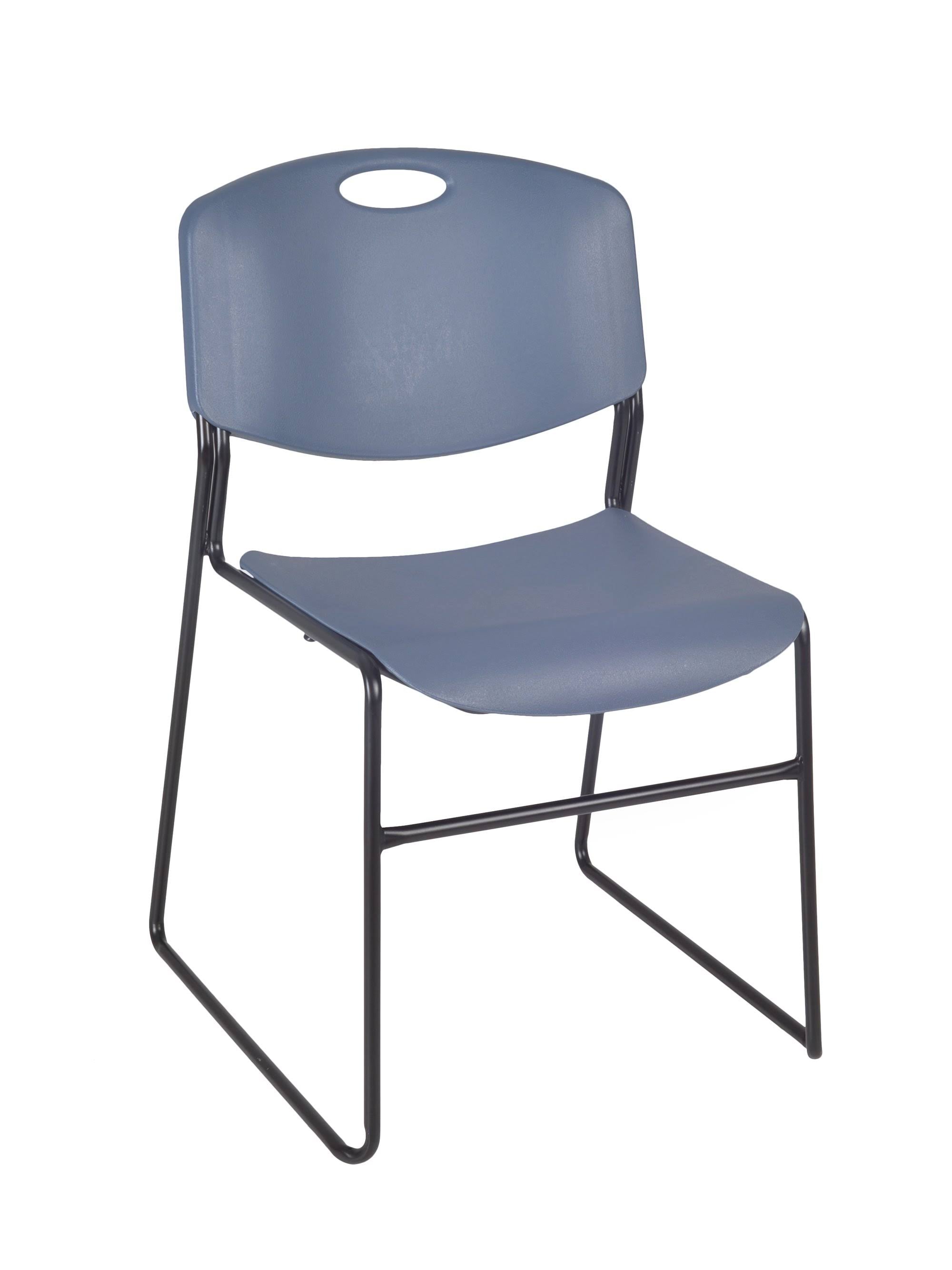 Mocha Walnut Training Table with 2 Stack Chairs Z80813