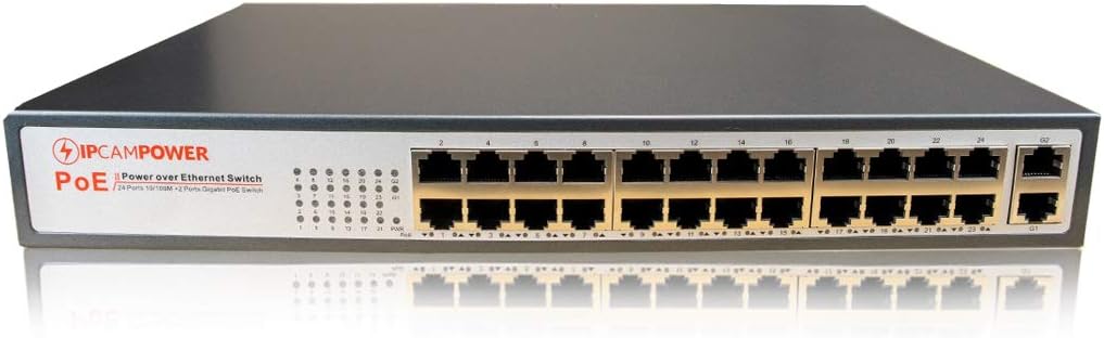 8 Port POE Network Switch, 130 Watts Total Budget, Pack of 2 D3076