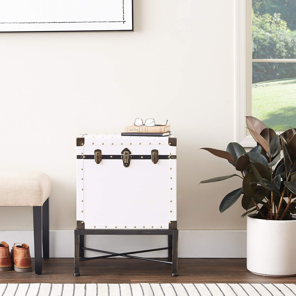 White Accent Cabinet J685