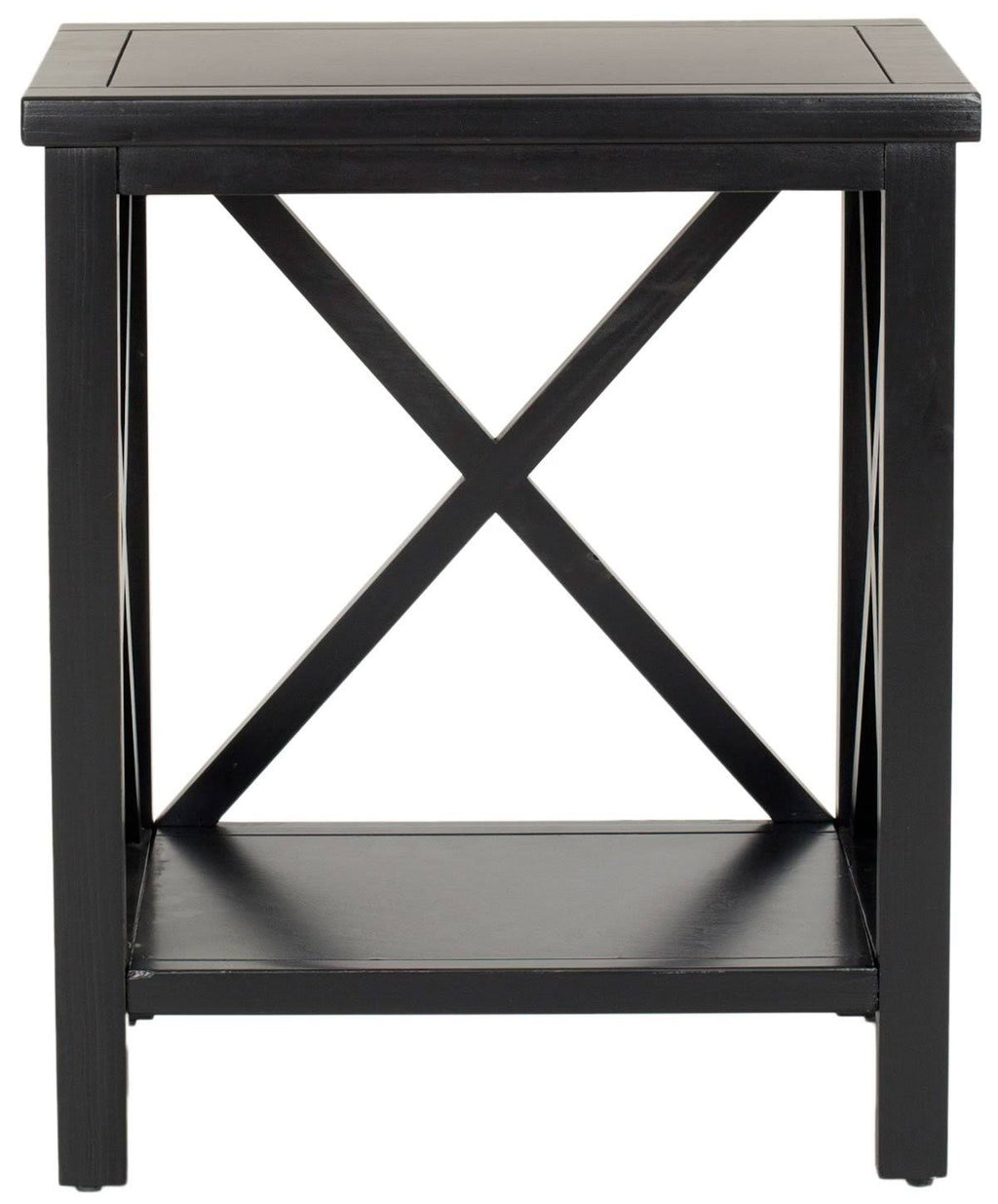 Dusty Green Cross Back End Table I820