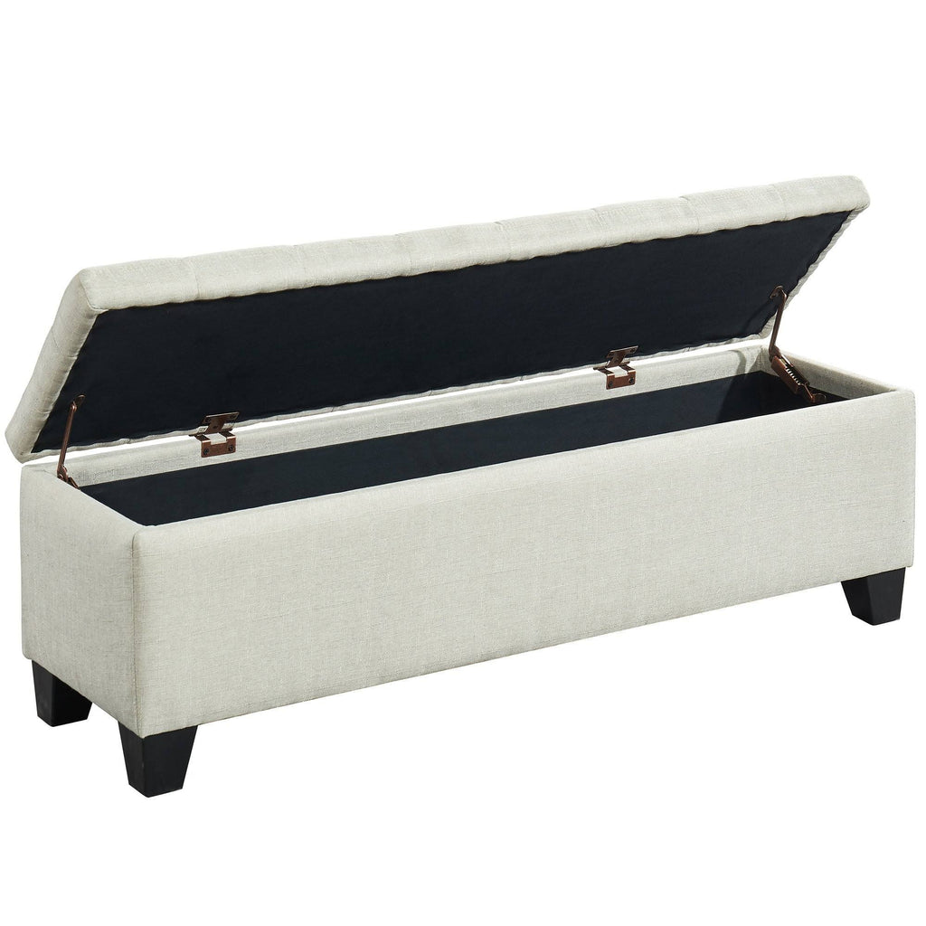 Storage Ottoman Grey Blue P944812